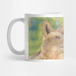 Coyote With Lupine Mug